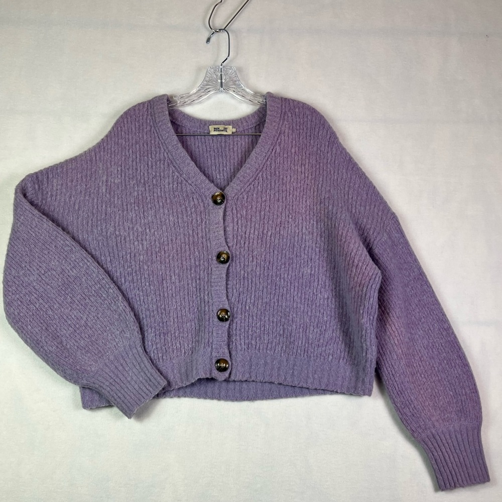 Baum Und Pferdgarten alpaca blend cardigan button closure balloon sleeves. - Picture 4 of 11